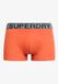 Superdry TRUNK TRIPLE PACK Homme Slip - Noir/Orange/Gris - Taille S