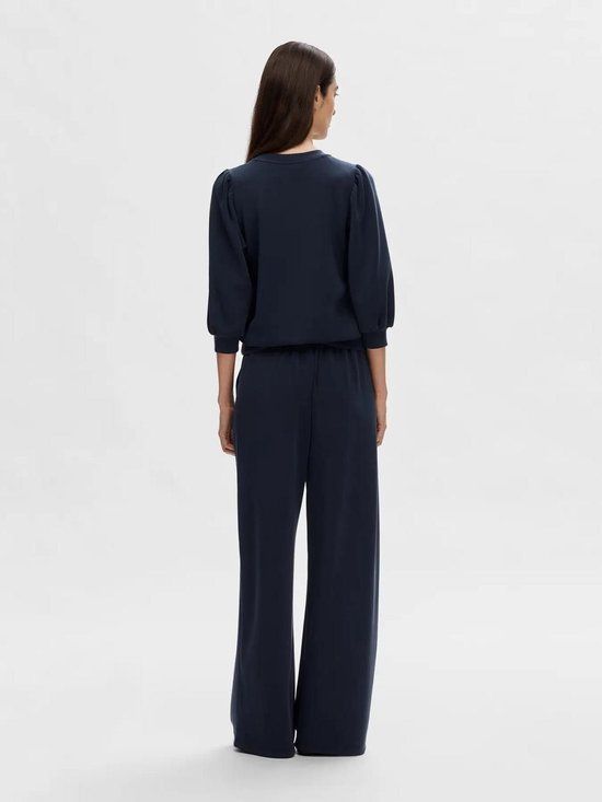 SELECTED FEMME SELECTED WOMEN Slftenny 3/4 Sweat Top - Donkerblauw - Maat L