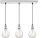 Home Sweet Home Hanglamp Geborsteld Staal Vintage - 3xE27 - Inclusief 3x LED Filament Lamp G180