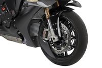Puig 22667J Aero Wheel Deflector aerodynamische ABS wieldeflector verbetert de stabiliteit en vermindert turbulentie, mat zwart