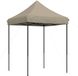 vidaXL Partytent 200 x 200 x 306 cm taupe oxford stof