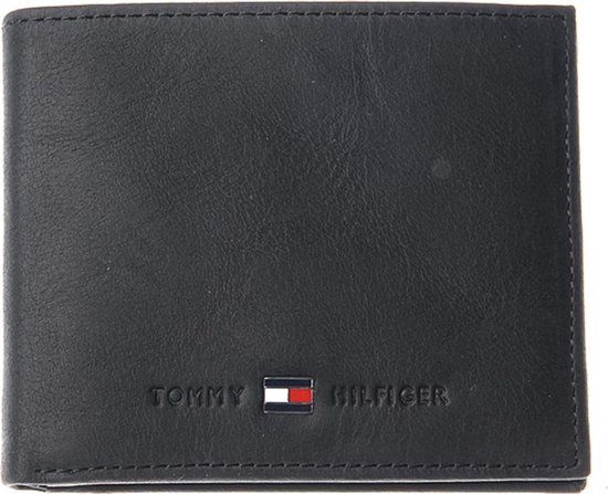 Tommy Hilfiger Johnson Mini CC Heren Portemonnee - Zwart