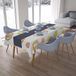 Bonamaison Tafelkleed, Anti-Mold, Sneldrogend, Waterdicht, 100% Polyester Tafellaken, Willekeurig patroon, 140 x 200 Cm