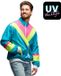 Boland Trainingsjasje Retro dude neonblauw (XXL)