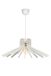 Opviq Elegante boemerang-kroonluchter, witte MDF-behuizing, 20 cm hoogte, 59 cm diameter, verstelbare kabel, E27-fitting, max. 40 W, perfect voor moderne ruimtes