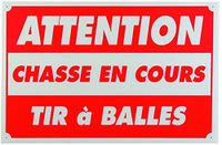 Januel Informatiebord "Jacht en Cours met balschiet", 80 x 60 cm, rood & wit, Akylux zacht, 4 mm