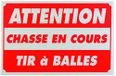 Januel Informatiebord "Jacht en Cours met balschiet", 80 x 60 cm, rood & wit, Akylux zacht, 4 mm