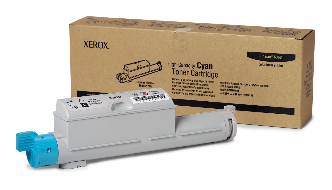 Xerox Hoge Capaciteit Cyaan Tonercartridge - Phaser 6360