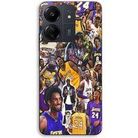 Maniacase Hoesje voor Xiaomi Redmi 13C 4G Kobe Bryant All Generations NBA-kampioen