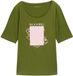 TOM TAILOR 1047062 T-shirt femme, 38802 - Deep Ivy Green, XXL