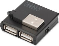 Digitus USB 2.0 High-Speed Hub 4-Port - Zwart