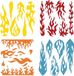 Autocollants imperméables - 4 designs différents - Convient pour voiture, moto et skateboard
