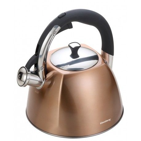 Klausberg KB-7202 Fluitketel - 3L - RVS - Brons