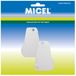 MICEL - 92565 - Zijdeksel voor luifels, voor 75 mm belastingprofiel, wit, 59 x 10,3 x 84,5 mm