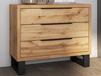 HAMETTE Commode 3 tiroirs chêne wotan