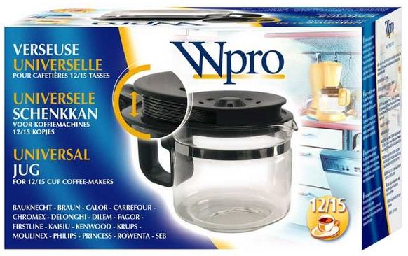 WPRO UCF002 - Onderdeel & accessoire voor koffiemachine - zwart, transparant