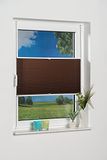 K-home Klemmfix plissé, bruin, 50cm x 130cm (B x L)