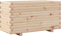 vidaXL Plantenbak - 90x40x49,5 cm - massief grenenhout - Bruin