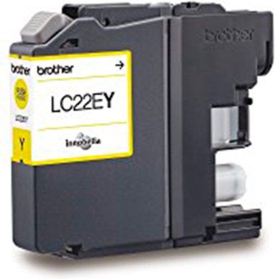 Brother LC-22EY Gele inktcartridge - 1200 pagina's - Origineel