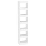 VidaXL Boekenkast/kamerscherm 40x30x198 cm Wit