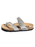 Bayton Teenslipper 'Diane' zilver
