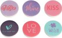 Koopman Gummen, 6 stuks, Blauw/Paars/Roze/Wit