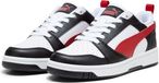 PUMA Rebound V6 Lo Jr Unisex Sneakers - PUMA White-For All Time Red-PUMA Black