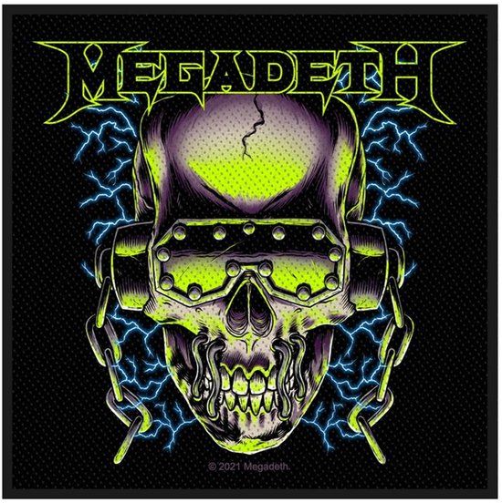 Megadeth Vic Rattlehead Unisex Patch - meerkleurig
