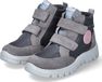 Naturino Bottines à scratch pour enfants, textile et synthétique, gris, taille 30