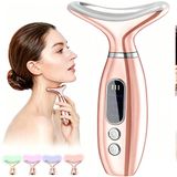 Merkloos Dames Lichaamstrimmer 2-in-1 voor Bikinilijn – Trimmer & Foliescheerapparaat, USB-C, LED, 5 Opzetstukken, Roze