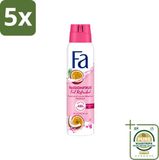 Fa 5 x Déodorant Spray Passion Fruit 150 ml