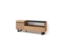 INNOVATION HOME FURNISH S.L. Meuble TV effet bois chêne 150x35x57cm avec pieds