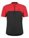 Ziener Heren NARIUS fietsshirt - mountainbike | racefiets - ademend, sneldrogend, elastisch, korte mouwen, rood, 48