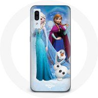Maniacase Hoesje voor Samsung Galaxy A20e De sneeuwkoningin Elsa Anna Olaf