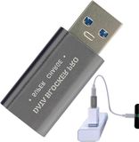 Merkloos / Sans marque USB Gegevensblokkeerder - Veilige Oplader - Apparaat Beschermen - Blokkeert Dataoverdracht - Compact Ontwerp - Bruin