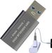 Merkloos / Sans marque USB Gegevensblokkeerder - Veilige Oplader - Apparaat Beschermen - Blokkeert Dataoverdracht - Compact Ontwerp - Bruin