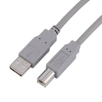 Hama USB Kabel A-Plug - B-Plug 3 m - Grijs