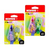 Kores Correctieroller Rollix, 5 mm x 8 m, 2 stuks