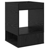 vidaXL Bijzettafel Zwart Eiken 40 x 40 x 56 cm Bewerkt hout