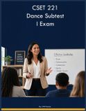 CSET Libri GmbH CSET 221 Dance Subtest I Exam Paperback