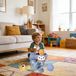 Jeu de quilles pour enfants - 10 quilles et 2 balles - Avec chiffres - Matériau polyuréthane souple