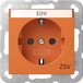 Gira prise murale SCHUKO BSF ZSV System 55 Orange