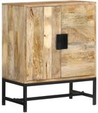 vidaXL Dressoir 60x35x75 cm massief mangohout