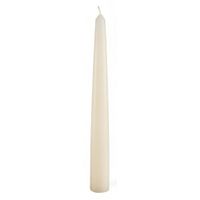 3 Cereria di Giorgio Conische kaarsen, gelakt, was, ivoor, 2,2 x 2,2 x 21 cm, 3 stuks
