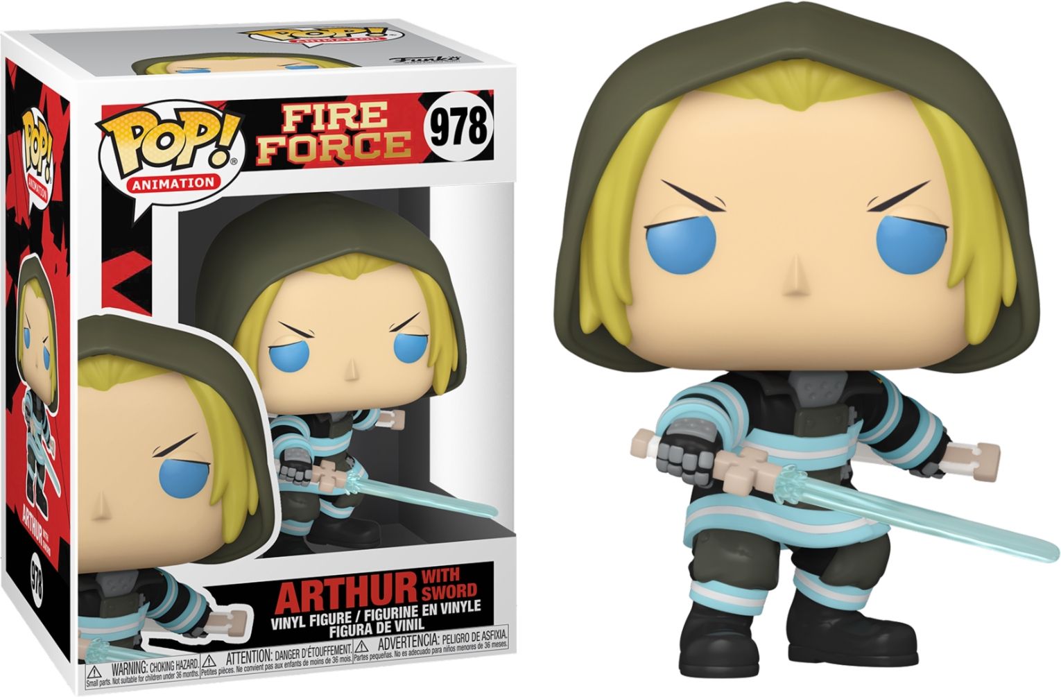 Funko POP Animation: Fire Force - Arthur w/Sword - 56156