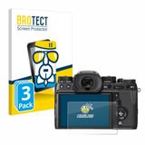 BROTECT Screenprotector 3 Stuks voor Fujifilm X-T2 Beschermglas transparant