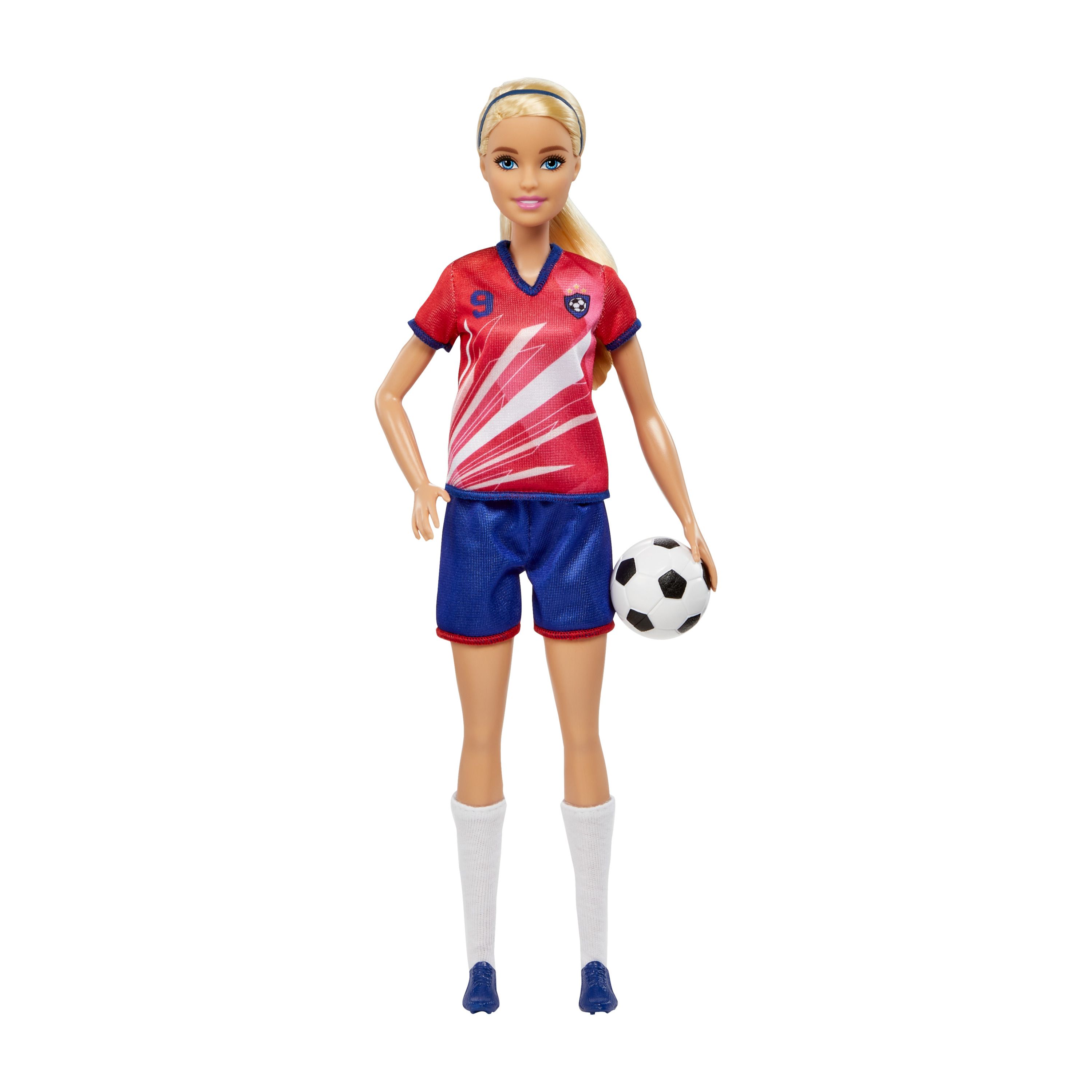 Barbie Pop Voetballer - Fashion Doll - Multicolour