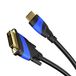 KabelDirekt HDMI naar DVI-D Adapterkabel - 5 Meter - Zwart