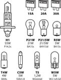 Pilot H1 Halogeen set 12V