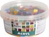 Rayher hobby materialen Rayher Hobby Mozaiek steentjes - glitter kleuren - 300 gram